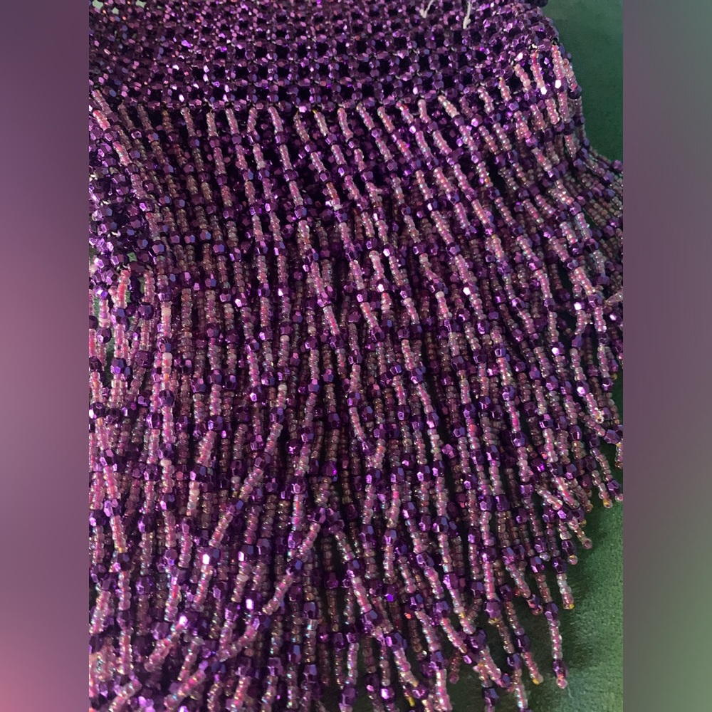 Handmade beaded skirt
